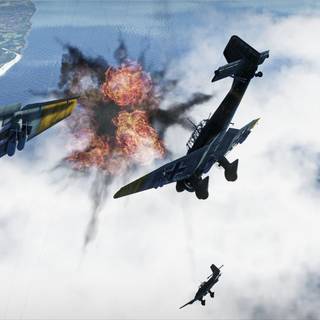 Dropping bombs wallpaper