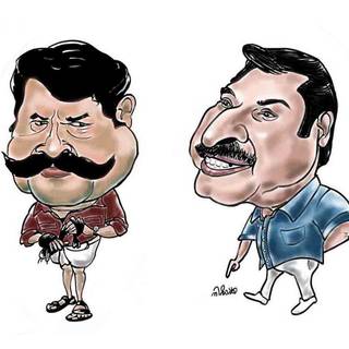 Mammootty and Mohanlal wallpaper