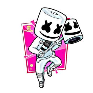 Marshmello dab wallpaper