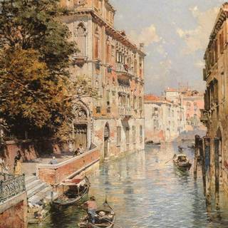 City view draw wallpaper