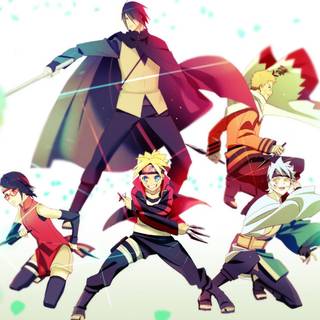 Boruto Sarada Mitsuki wallpaper