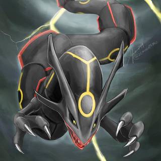 Rayquaza iPhone wallpaper