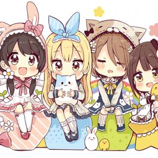 Chromebook anime girl wallpaper