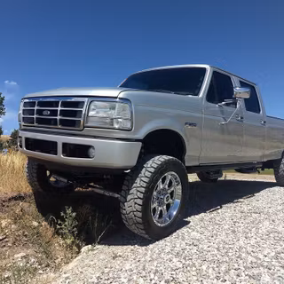 1997 Ford F-350 red wallpaper