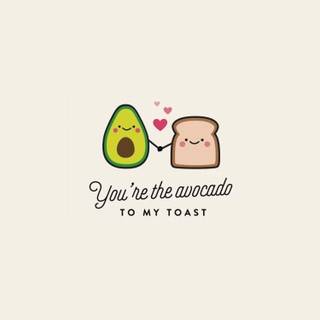 Cute avocado wallpaper