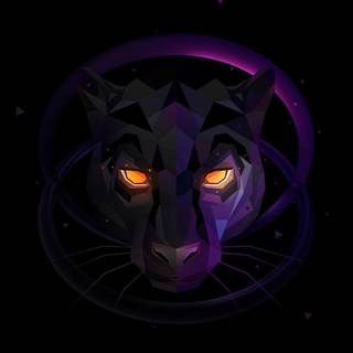 Wolf minimalist wallpaper