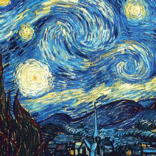 The Starry Night wallpaper