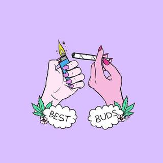 Weed aesthetics wallpaper