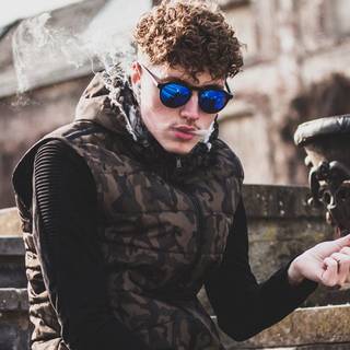 Boy smoking wallpaper