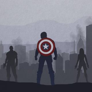 PC Marvel minimalist wallpaper