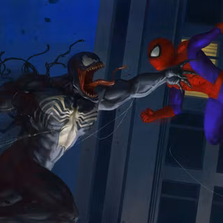 Venom and Spider-Man wallpaper