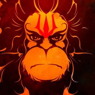Hanuman face wallpaper