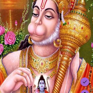 Hanuman face wallpaper