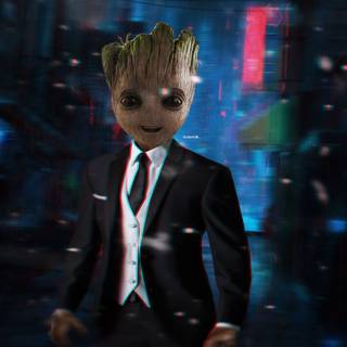 Groot baby wallpaper