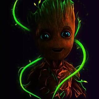 Groot baby wallpaper