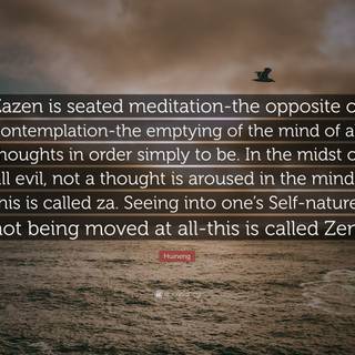 Zazen wallpaper