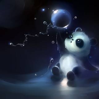 Animated panda wallpaper