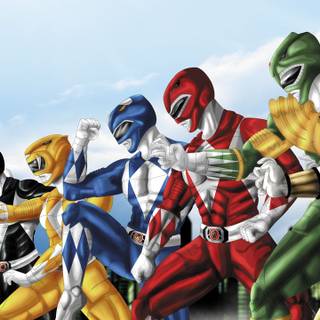 Mighty Morphin Alien Rangers wallpaper