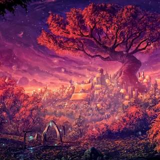 Magical autumn wallpaper