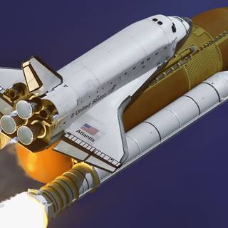 Space rockets wallpaper