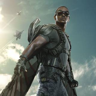 Falcon computer 4k wallpaper