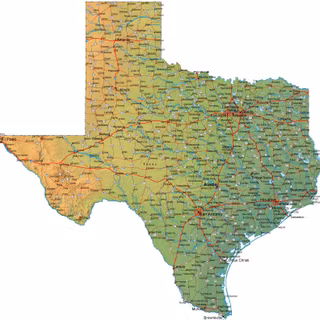 Texas map wallpaper