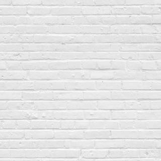 White brick wallpaper