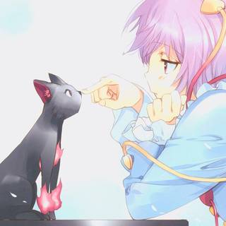 Anime Kawaii cat wallpaper