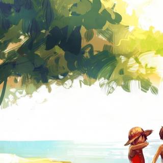 iPhone cute One Piece wallpaper