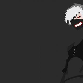 Tokyo Ghoul aesthetic white wallpaper