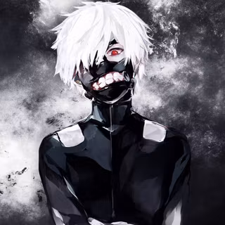 Tokyo Ghoul aesthetic white wallpaper