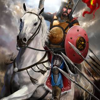 Warrior Ottoman wallpaper