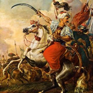 Warrior Ottoman wallpaper