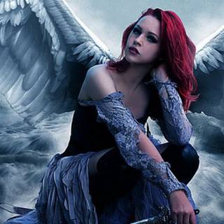 Women angel wallpaper