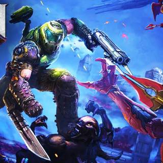 DOOM Eternal The Ancient Gods wallpaper