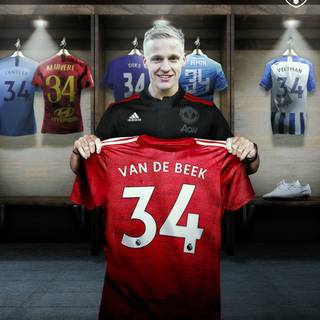Donny Van De Beek Manchester United wallpaper