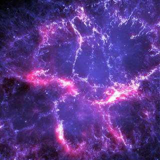 Violet galaxy wallpaper