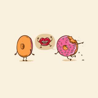 Donut drip wallpaper