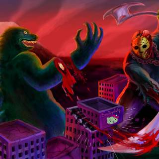 Biollante Godzilla wallpaper