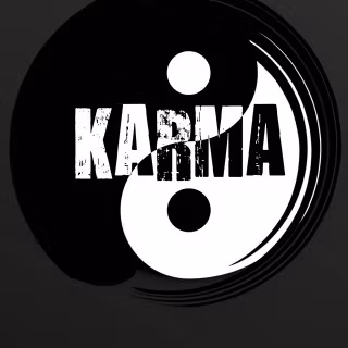 Karma logo wallpaper