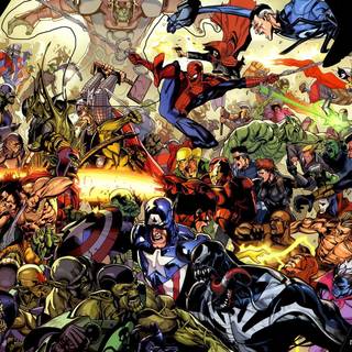 DC & Marvel wallpaper
