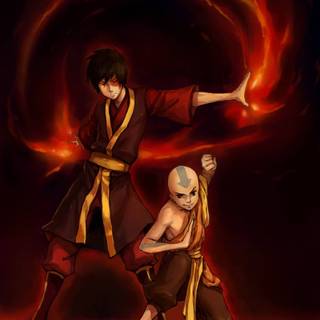 Zuko x Sokka wallpaper