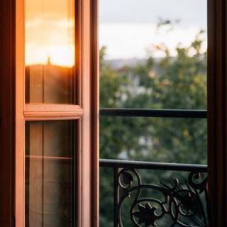 Window view wallpaper