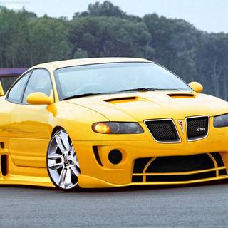 Yellow car wallpaper