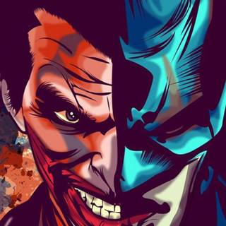 Joker vs Batman wallpaper