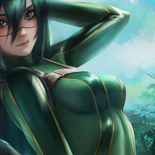 Froppy BNHA wallpaper