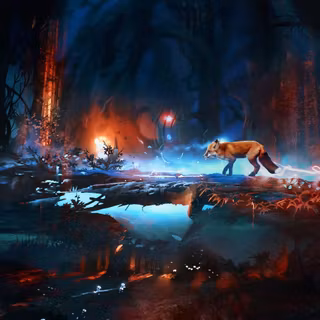 Magical night wallpaper