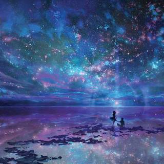 Ocean art wallpaper