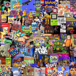 90's cartoon wallpaper