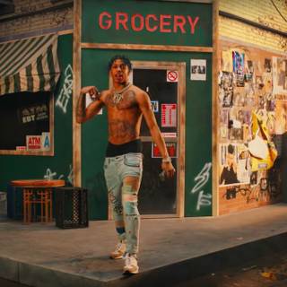 Blueface Roddy Ricch NLE Choppa Lil Mosey Together wallpaper